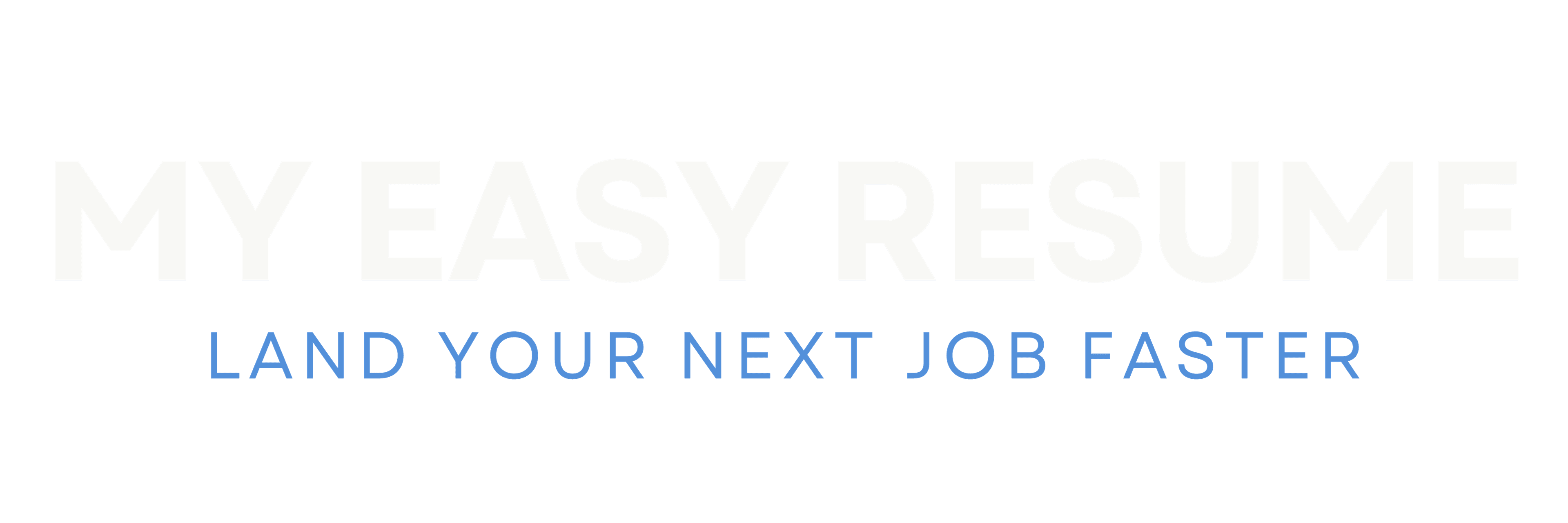 MyEasyResume — Land Your Next Job Faster